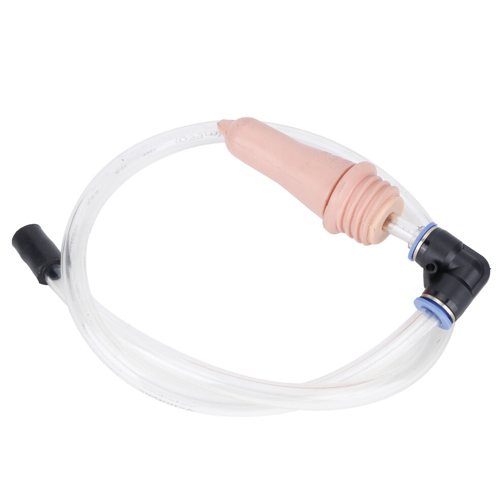 Calf Rubber Nipple with Tube Feeding Bottle Nipples Equipment Farm Livestock Accessory