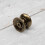 37mm Antique Brass Cabinet Knob Round Rustic Pull 9