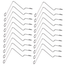 20PCS Stainless Steel Beehive Connector Bend Wire Holder Fastener for Wooden Beehive Tools