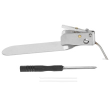 Ferramenta de enxertia para apicultura, agulha de transferência para enxertia de larvas de abelha rainha com uma única ponta.