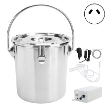 Kit mungitrice elettrica portatile da 3 litri, dispositivo a impulsi regolabile per pascolo, per pecore e capre, spina 100-240 V.