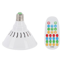 Lâmpada LED de 12W E27 com temporizador para crescimento de plantas, ideal para estufas internas, vasos de mudas e suculentas (AC85-265VE27)