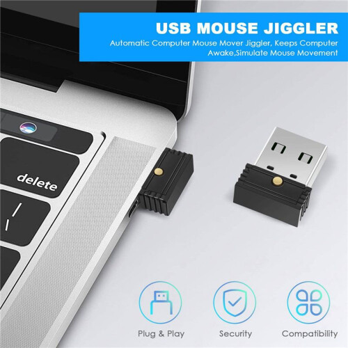 4X USB Mouse Jiggler, Automatic Computer Mouse Mover Jiggler, Keeps Computer Awake,Simulate Mouse Movement 1