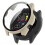 (White) Compatible For Garmin Forerunner 265S Anti-scratch PC Watch Case with Tempered Glass Screen Protector 1