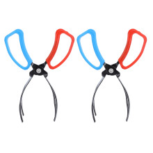 Pinça de controle de peixes de 21,5 cm, antiderrapante, eficiente, fácil de segurar, portátil, para peixes de água doce.