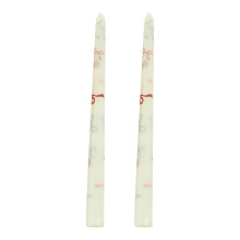 Heart Taper Candle Tall Taper Candle Heart Print-Cherrygreen