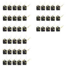 45 Stück DIY Leises Uhrwerk Spindelzeiger Minutenwand Quarzuhr Uhrwerk Mechanismus Reparaturwerkzeuge Uhrwerk Kits