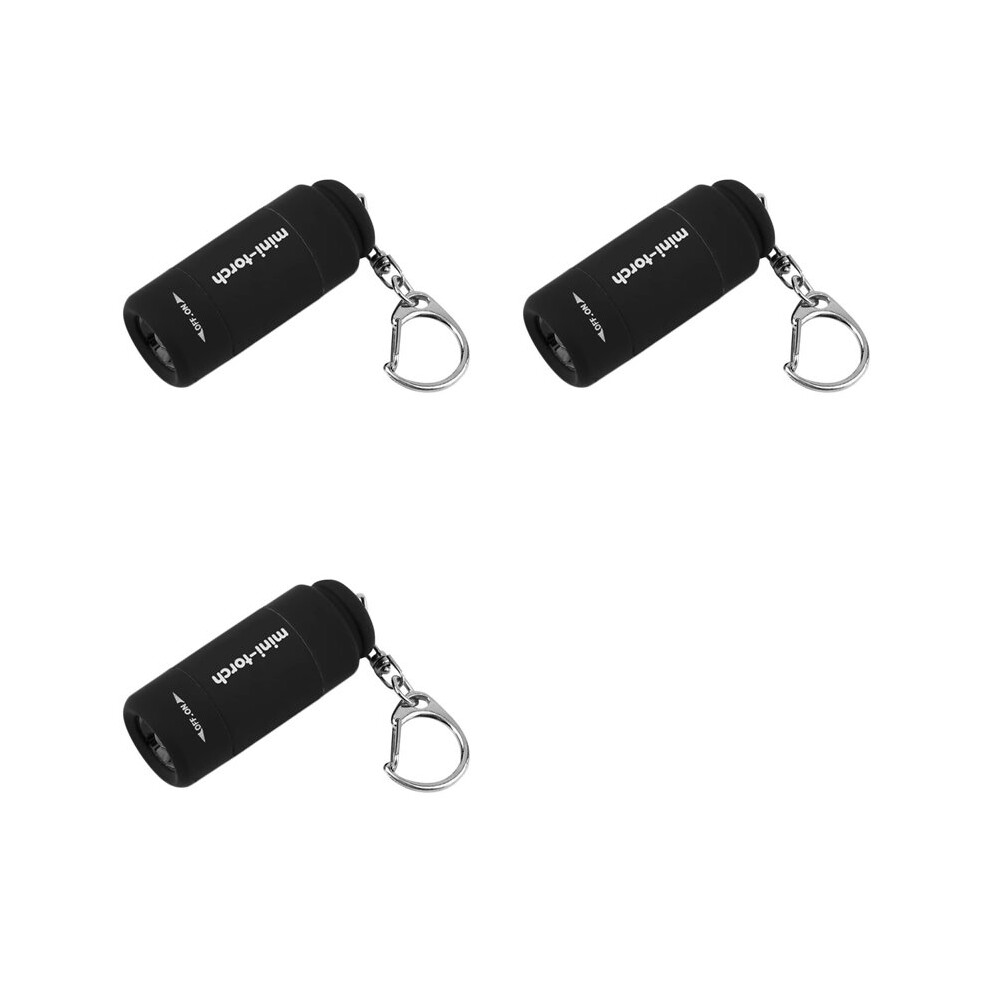 3X Torch Keychain Led Rechargeable Usb Flashlight Portable Pocket Torch Keyring Diy Tool For Home 6032112190403