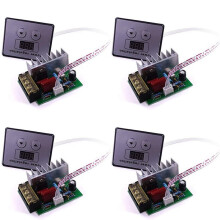 4X 4000W 220V AC SCR Voltage Regulator Dimmer Electric Motor Speed Temperature Controller + Digital Meters