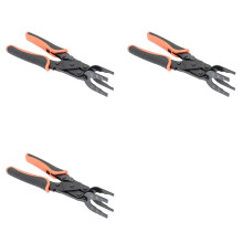 3X Push-Fit Disconnect Tong Tool for Easily Removing Push-to-Connect Fittings(1/2in, 3/4in, 1in), Multi-Sized
