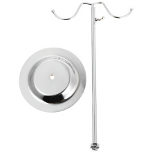 1 St Liftable Bagagelagerhållare Väskhållare (Silver)