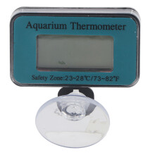 Waterdichte digitale LCD-thermometer met zuignap voor aquariums en onderwatertanks.