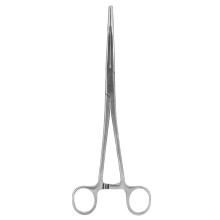 22cm/8.7in Haemostatic Hemostat Forceps Portable Stainless Steel Pliers Hair Tweezers for Livestock FishingCurved  Tip
