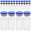 20 stück 10 ml durchsichtige vials mit verschlusskappen 9