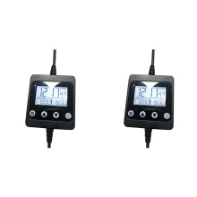 2X Nouveau Modulateur de Gradateur de Contrôleur de Lumière LED D'Aquarium avec Écran LCD pour Système de Gradation de Synchronisation Intelligent