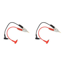 2X  SMD High-Precision Chip Capacitor Test Clip Alligator Clip Test Fixture Component Test Clip Electrical Tool