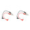 2X  SMD High-Precision Chip Capacitor Test Clip Alligator Clip Test Fixture Component Test Clip Electrical Tool 1