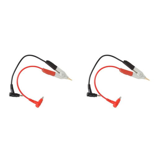 2X  SMD High-Precision Chip Capacitor Test Clip Alligator Clip Test Fixture Component Test Clip Electrical Tool
