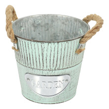 1Seaupot En Fer Vert Vintage Pour Décoration De