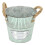 1Seaupot En Fer Vert Vintage Pour Décoration De 1