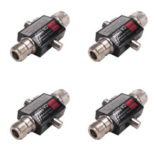 4X CA-23RP Paratonnerre Protecteur N Mâle à N Femelle Répéteur Radio Coaxial Anti-Foudre Protecteur de Surtension D'Antenne