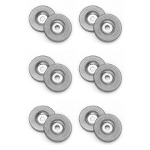 12 Pezzi da 50 mm Disco Diamantato per Mola A Disco per Affilatrici Elettriche Multifunzionali Accessori per Affilare Le Smerigliatrici