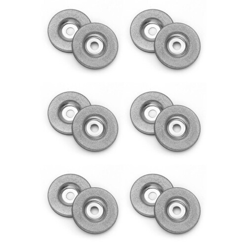 12Pcs 50mm Diamond Grinding Wheel Circle Disc for Electric Multifunctional Sharpener Grinder Sharpening Accessories
