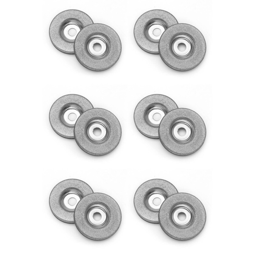 12Pcs 50Mm Diamond Grinding Wheel Circle Disc For Electric Multifunctional Sharpener Grinder Sharpening Accessories 6033360498679