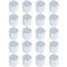 20pcs 2M 43mm 27mm Dia PVC Heat Shrink Tubing Clear for 1 X 26650 Battery