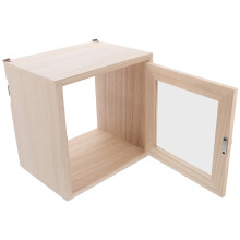 Wooden Milk Box Met Slot Wandmontage Brievenbus Beige