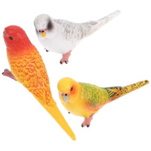 3 Stuks Kunstmatige Vogel Ornamenten Decoraties Papegaai Kind Baby