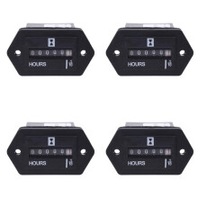4X AC100-250V Générateur Scellé Compteur Horaire pour Générateur Bateaux Automobiles ATV UTV Go Carts