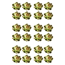 24Pack Artificial Artichoke Vegetables and Fruits for Home Wedding Party Table Decoration (Green)