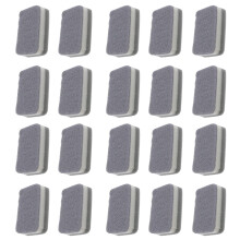 Pack of 20 Leather Cleaning Sponges for Car and Home Gentle Care Gray Soft Pads Reusable Design