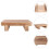 Wood Bedside Step Stool Bedroom Multipurpose Stepping Stool 6