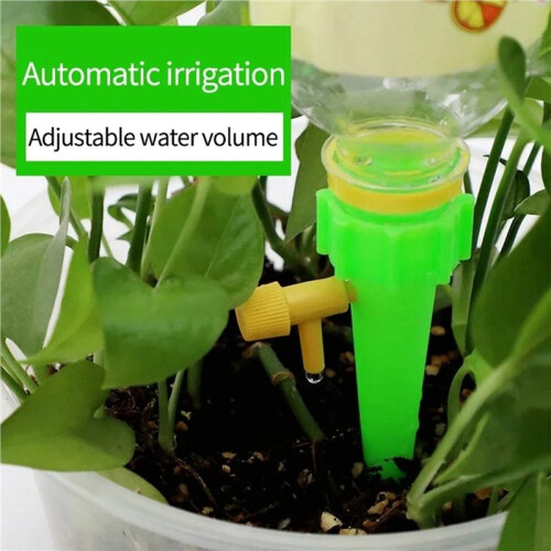 40X Adjustable Dripper Automatic Watering Kit Automatic Drip Irrigation System Kit Plant Watering Device Green