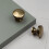 30mm Antique Brass Round Knob Rustic Cupboard Pull 5