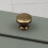30mm Antique Brass Round Knob Rustic Cupboard Pull 3