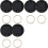 6Pcs Solar Light Replacement Top LED Solar Panel Lantern Lid for Outdoor Hanging Lanterns IP65 Waterproof 1