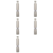 5X Ensemble Moulin à Sel et Moulin à Poivre pour Poivre, Sel de Mer et Épices avec Bouton pour une Utilisation à une Main