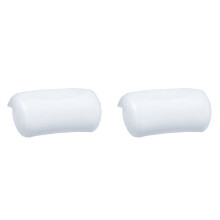 2X SPA Bath Pillow Non-Slip Bathtub Headrest Soft Waterproof Bath Pillows with Suction Cups Bath Neck Cushion White