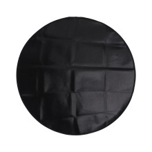 BBQ Mat Round 2 Layers Silicone Coated Fiberglass Cloth Fireproof Film Grill Floor Pads for Lawn Smokers Deck Patio 91.4cm / 36in