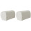 4PCS Soft Stretch Plush Armrest Covers, Stretch Armrest Covers for Chairs/Sofas, Couch Arm Covers,White 1