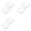 6Pcs Acrylic Corner Shelf Floating Wall Storage Shelf Display Speaker Organizer Bedroom Kitchen Storage Holder,Clear 1