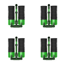4X S Double Water Filter Aquarium Fishtank Sponge Water Filter Air Pump Fish Tank Cleaning Filter