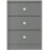 Seconique Denver 2 Door Wardrobe Bedroom Set - Grey Gloss 13