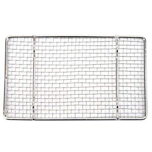 Grill Grate Dishwasher Safe Rectangular Rust Proof Stainless Steel Grill Mesh Rack for Barbecue Baking