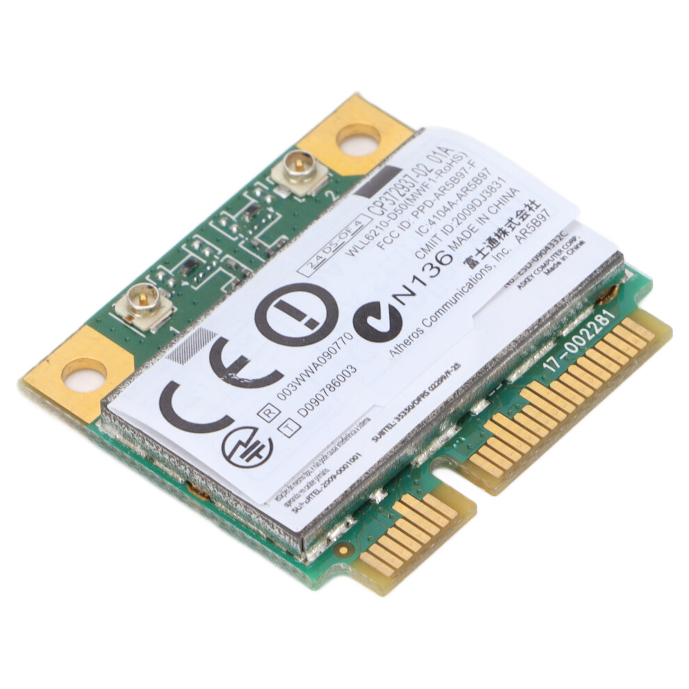 Mini Pcie Wireless Network Card Ar5b97 2.4Ghz 300Mbps, Compatible With Windows 8451376872784