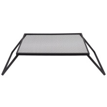 Faltbarer Lagerfeuergrill, hitzebeständig, robust und tragbar, ideal für Camping und Picknicks, 50 x 35 cm, ohne Gabel