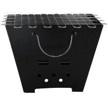 Barbecue pliant pour pique-nique en plein air, support pour barbecue Ă charbon de bois pour la maison